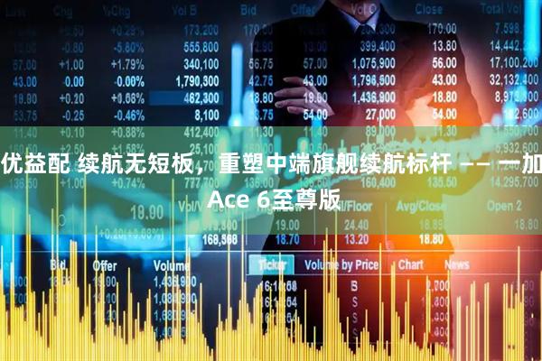 优益配 续航无短板，重塑中端旗舰续航标杆 —— 一加 Ace 6至尊版